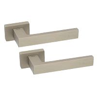 Ручки на розеті TUPAI Square 2275 RT (3045-1999) нікель матовий